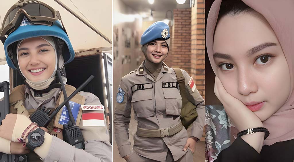 Indonesian Police Girls Indonesian Police girl in hijab
