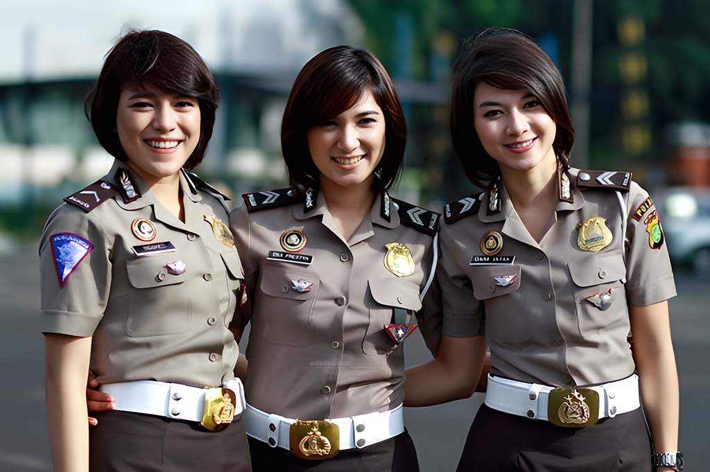 Indonesian Police Girls Indonesian Police Girls