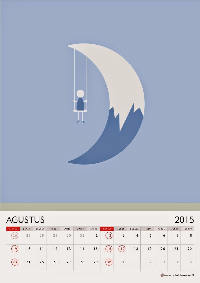 Agustus - Kalender 2015