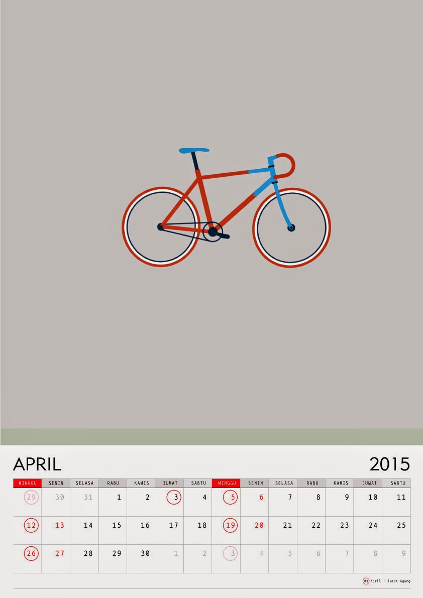 April - Kalender 2015