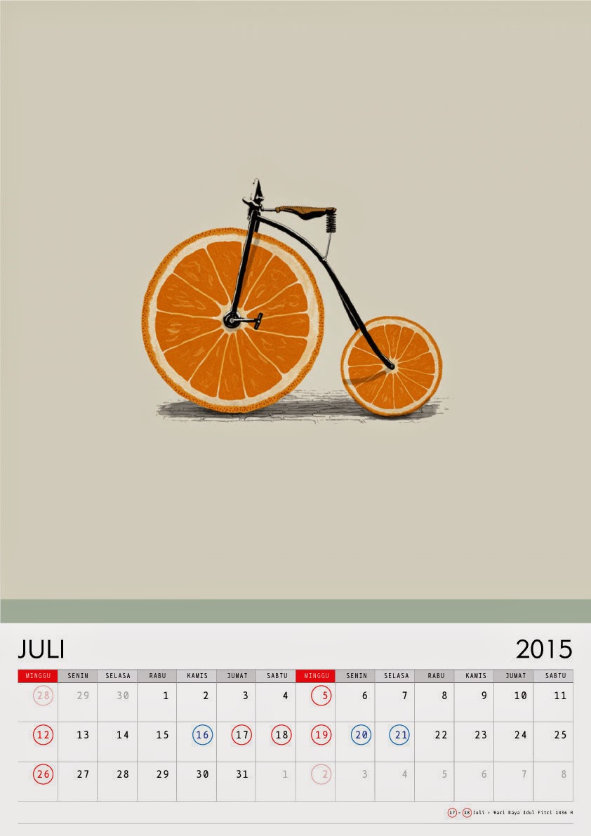 Juli - Kalender 2015
