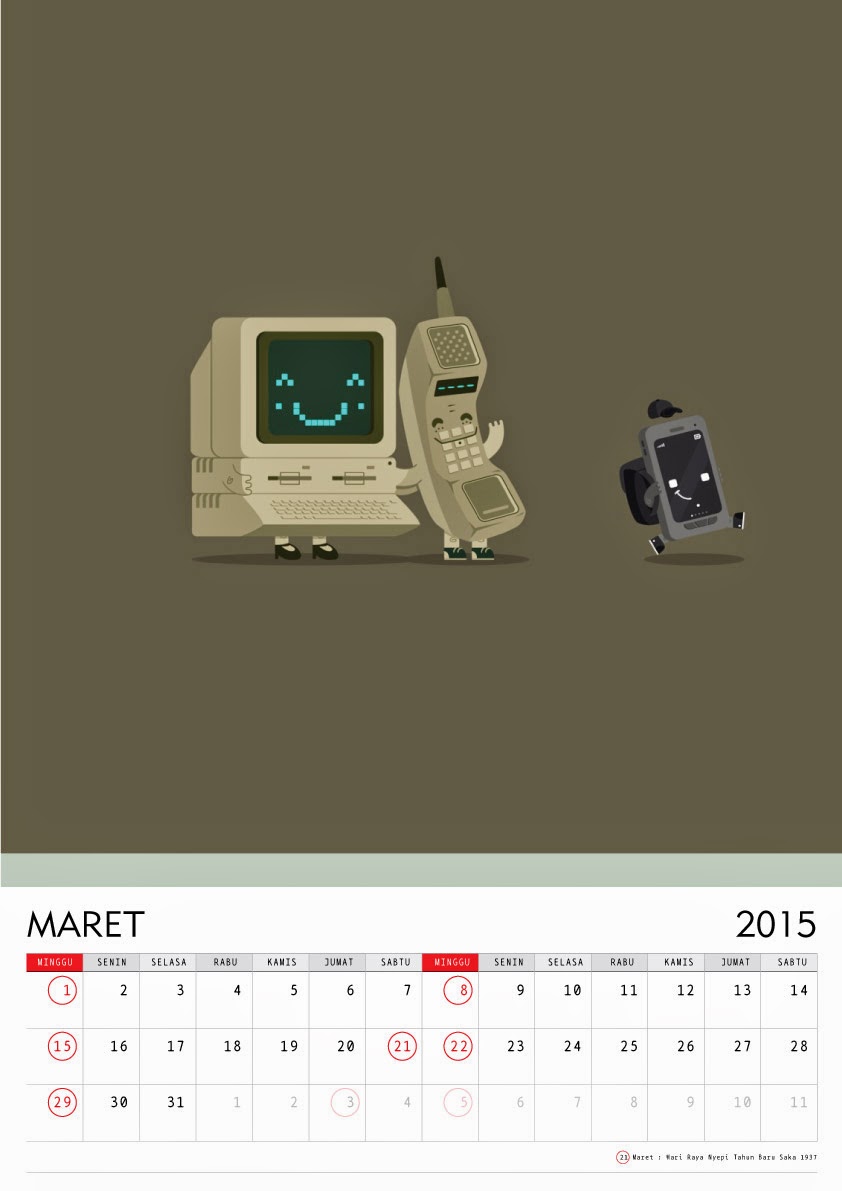 Maret - Kalender 2015