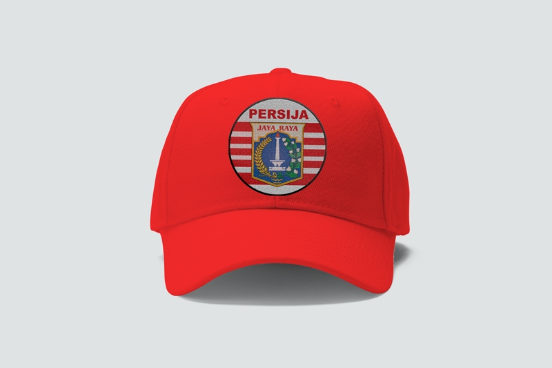 Logo Persija Jakarta di Topi - Ruang Logo