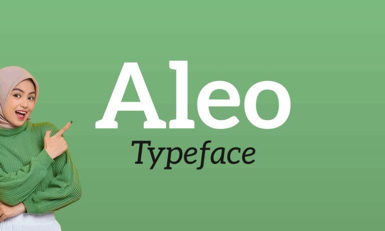 Aleo Slab Typeface - Ruang Logo