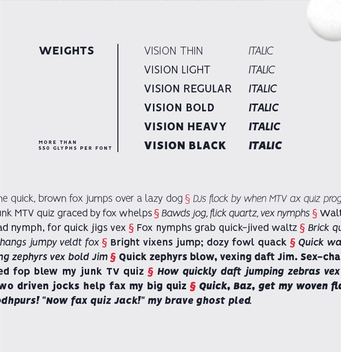 Vision Free Fonts