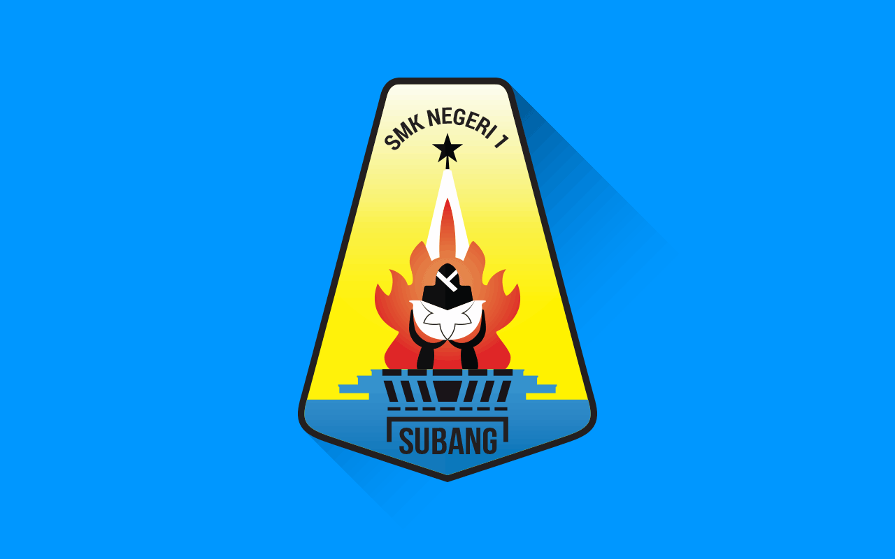 Lambang SMKN 1 Subang Jawa Barat - Ruang Logo