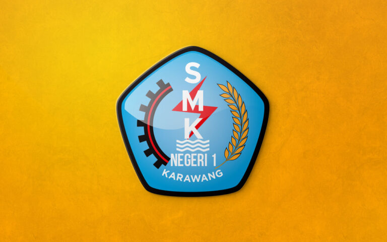 Lambang SMKN 1 Karawang Jawa Barat - Ruang Logo