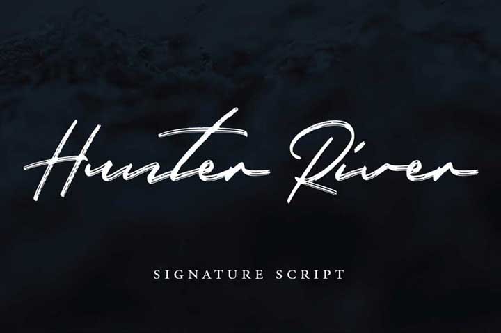 hunter river font