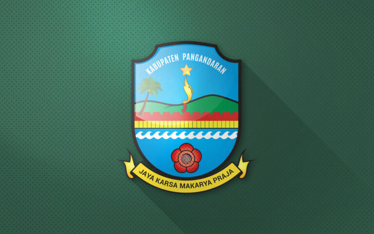 Lambang kabupaten pangandaran jawa barat ruang logo featured images