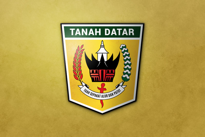 Lambang Kabupaten Tanah Datar Sumatera Barat - Ruang Logo