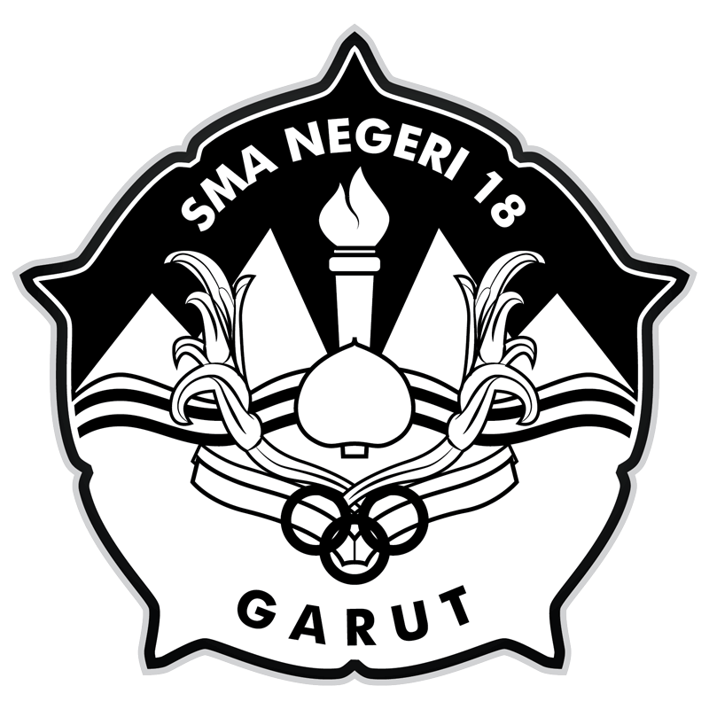 Logo SMAN 18 Garut Logo SMAN 18 Garut bw png hd