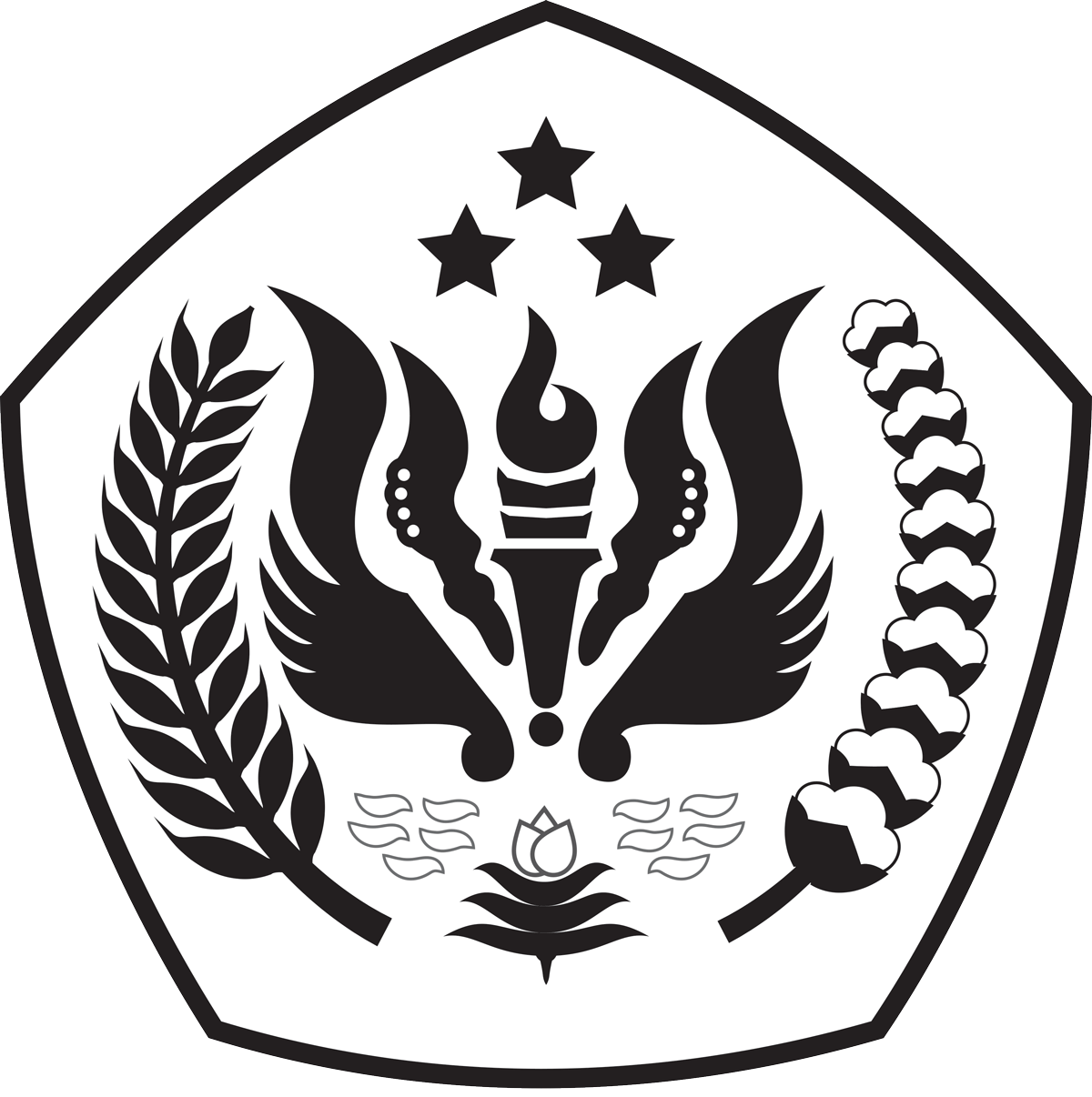 Logo Universitas Langlangbuana Bandung Logo Universitas Langlangbuana Bandung BW png HD