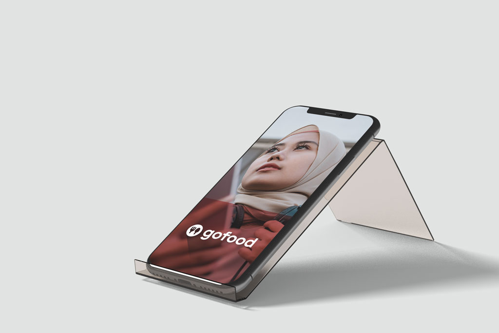 go food iphone mockup - Ruang Logo
