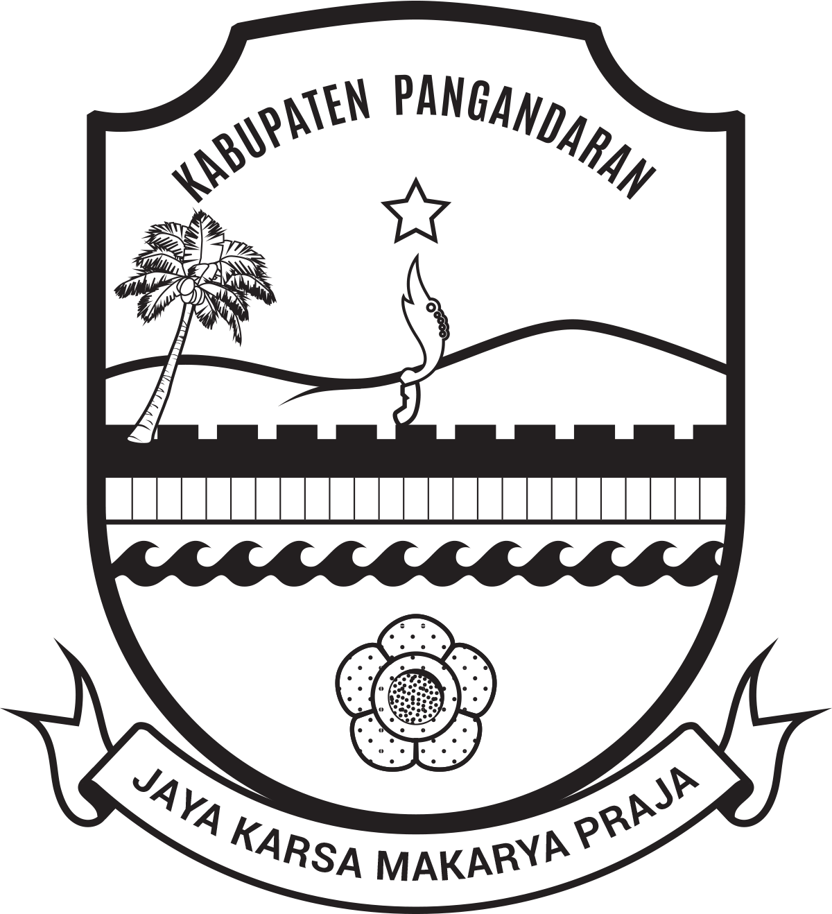 Lambang Kabupaten Pangandaran Jawa Barat Lambang Kabupaten Pangandaran Jawa Barat