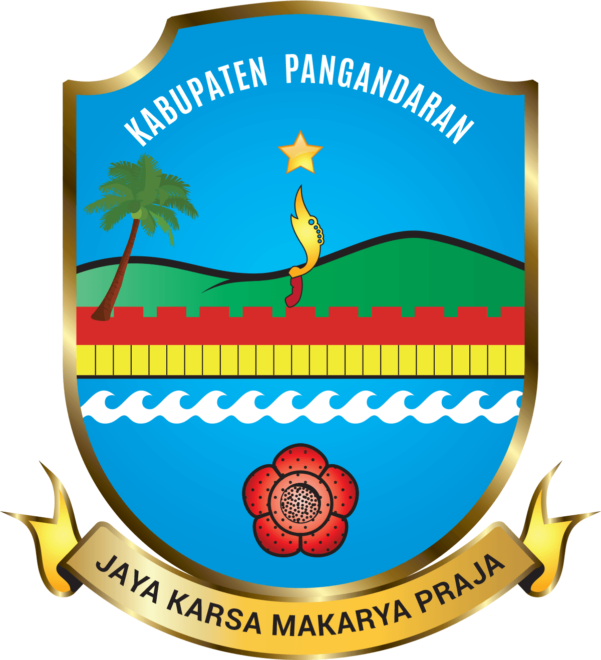 Lambang Kabupaten Pangandaran Jawa Barat Lambang Kabupaten Pangandaran Jawa Barat