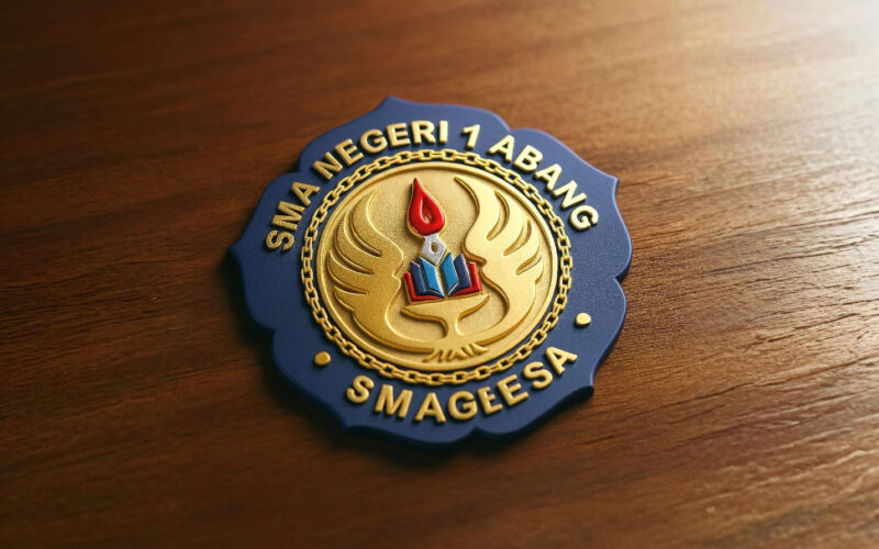 logo sman 1 abang 3d