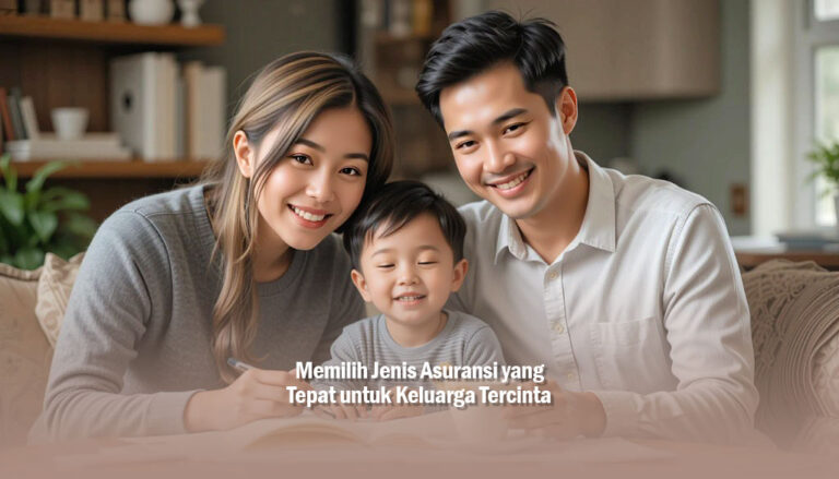 Memilih jenis asuransi yang tepat untuk keluarga tercinta