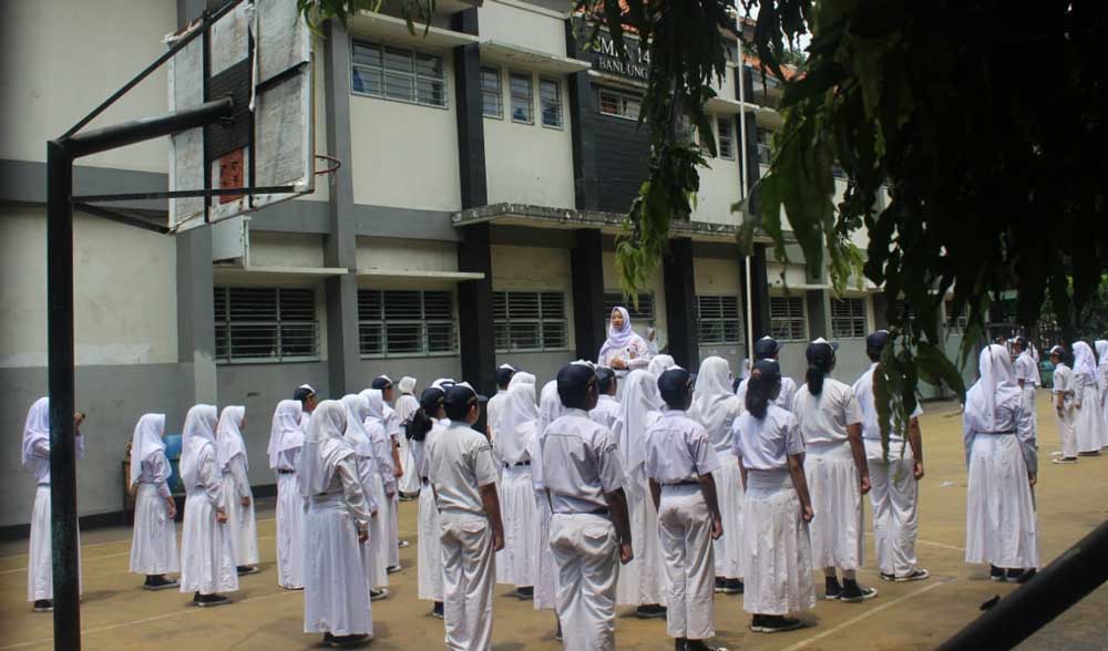 Kegiatan siswa di smpn 14 bandung