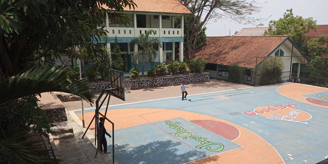 Lapangan di SMPN 50 Bandung