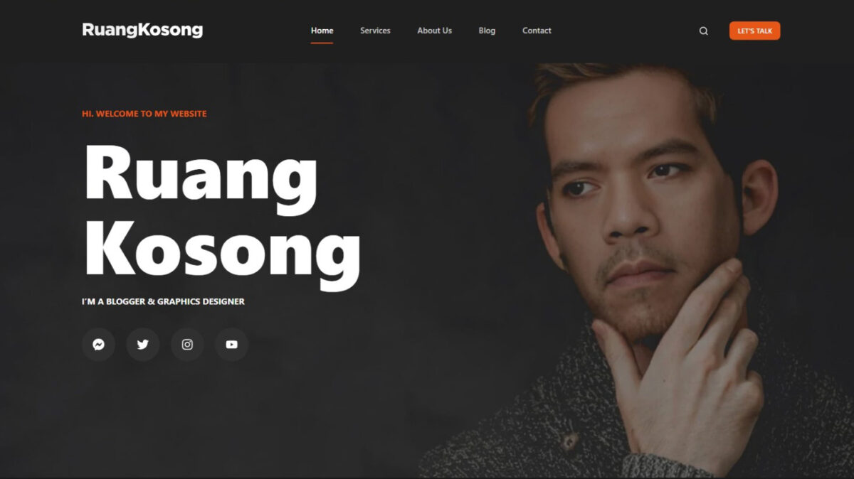 Ruang kosong homepage