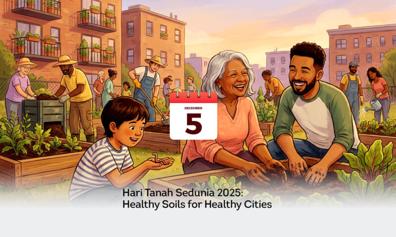 Hari Tanah Sedunia 2025, Healthy Soils for Healthy Cities featured images ruang tulis
