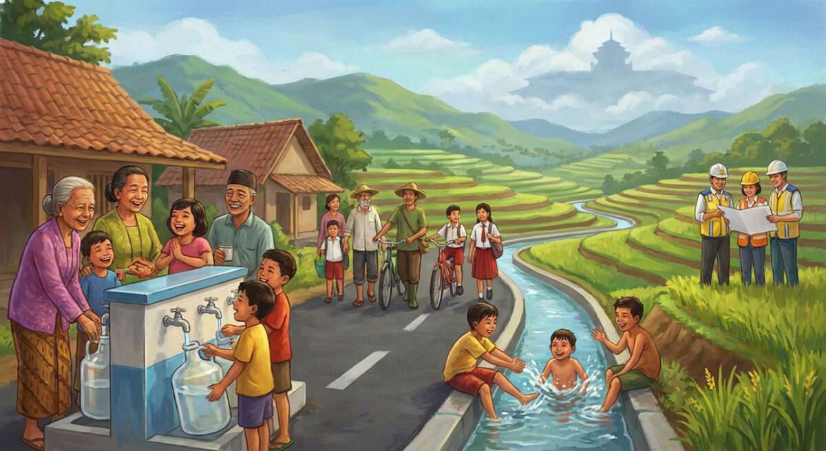 Makna Hari Bakti PU 3 Desember 2025)Ruang Logo