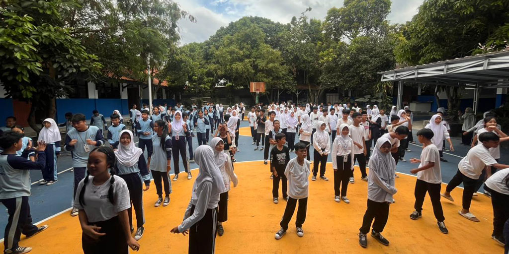 Kegiatan siswa di SMPN 62 Bandung